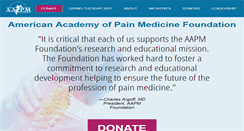 Desktop Screenshot of aapmfoundation.org